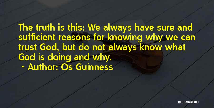 Not For Sure Quotes By Os Guinness