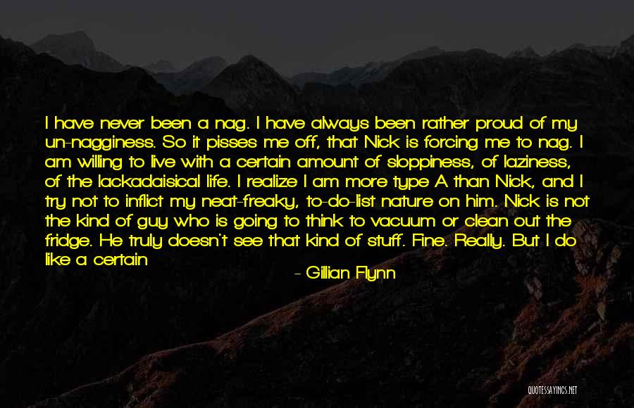 Not Forcing Anything Quotes By Gillian Flynn