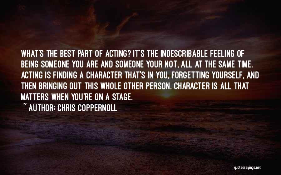 Not Forgetting Someone Quotes By Chris Coppernoll