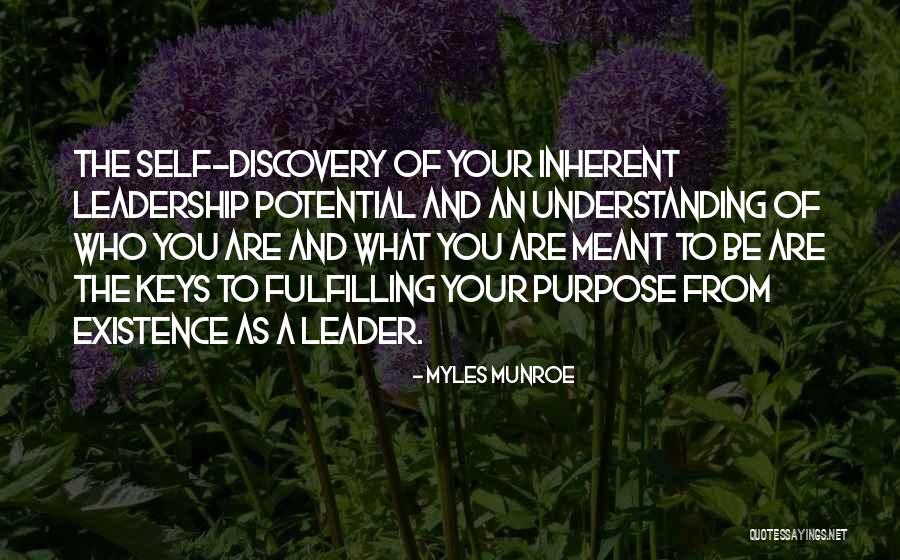 Not Fulfilling Potential Quotes By Myles Munroe