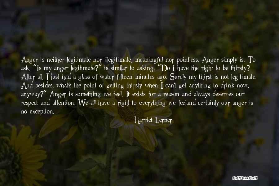 Not Getting Anything Right Quotes By Harriet Lerner