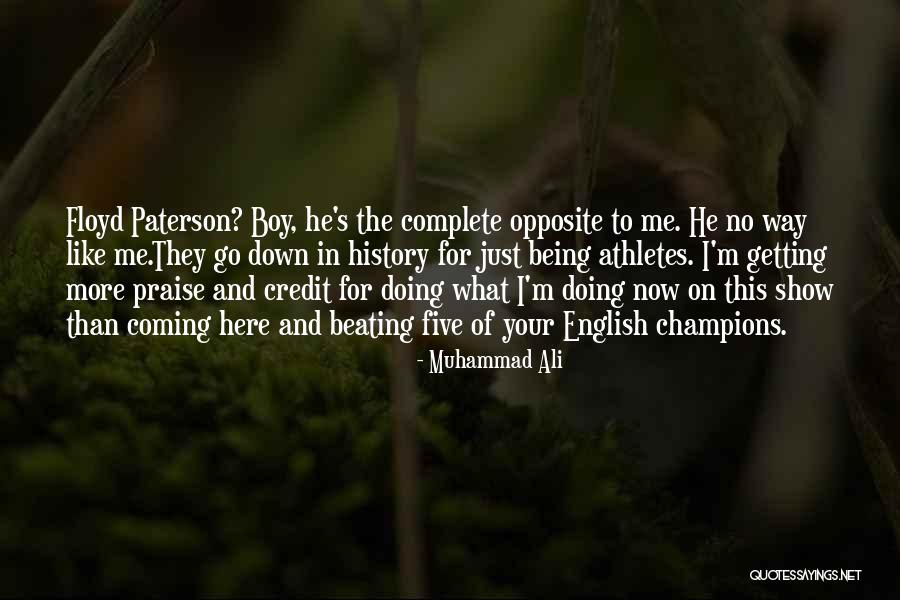 Not Getting Credit Quotes By Muhammad Ali Not Getting Credit Quotes By Muhammad Ali