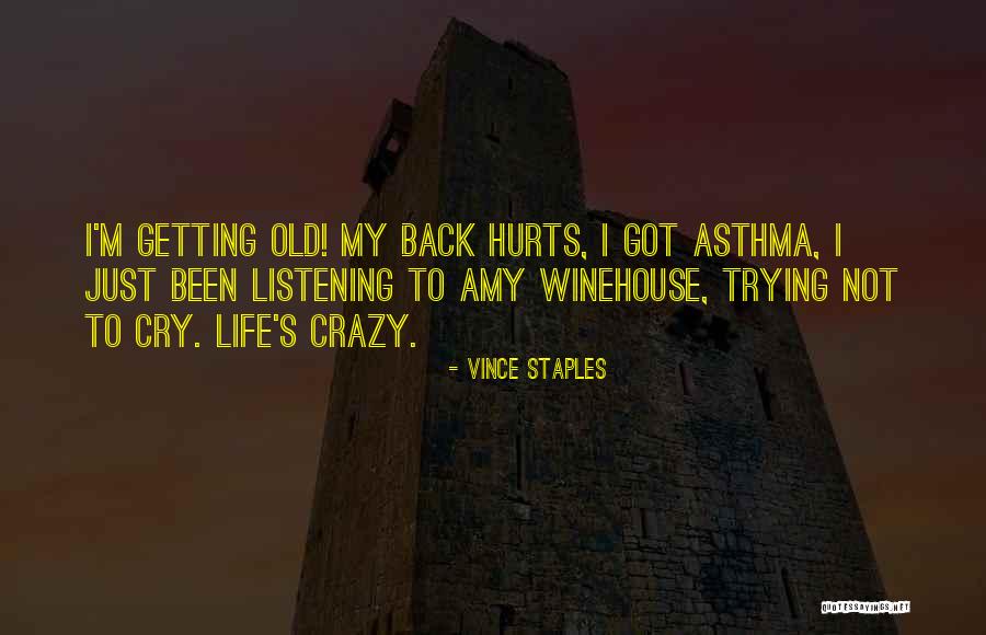 Not Getting Hurt Quotes By Vince Staples Not Getting Hurt Quotes By Vince Staples