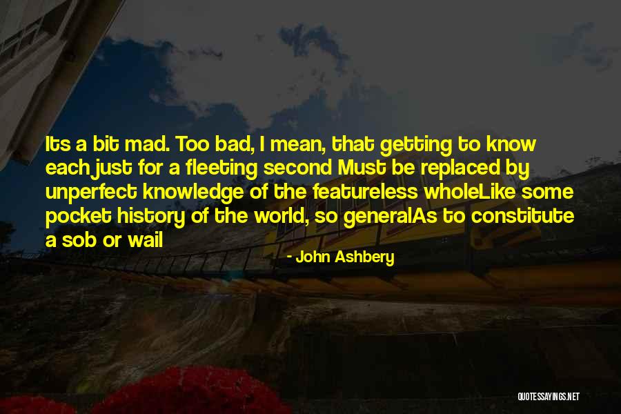 Not Getting Mad Quotes By John Ashbery Not Getting Mad Quotes By John Ashbery