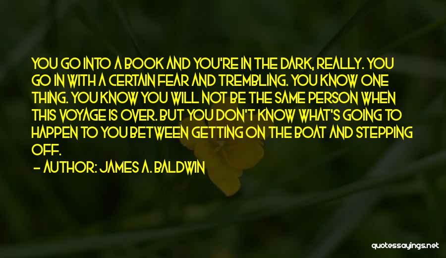 Not Getting Over You Quotes By James A. Baldwin