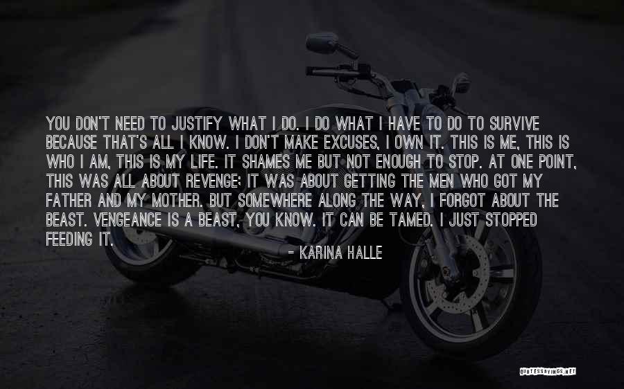 Not Getting Revenge Quotes By Karina Halle