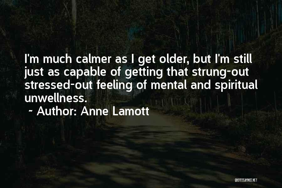 Not Getting Stressed Out Quotes By Anne Lamott