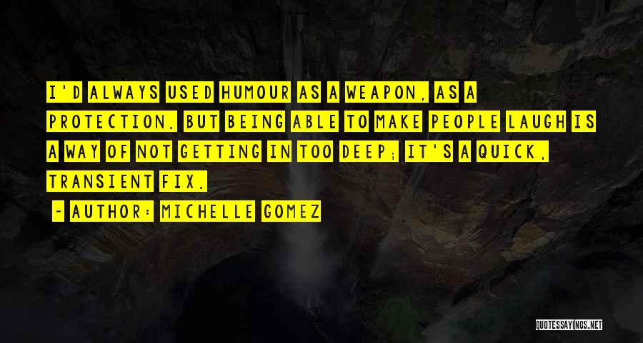 Not Getting Used Quotes By Michelle Gomez