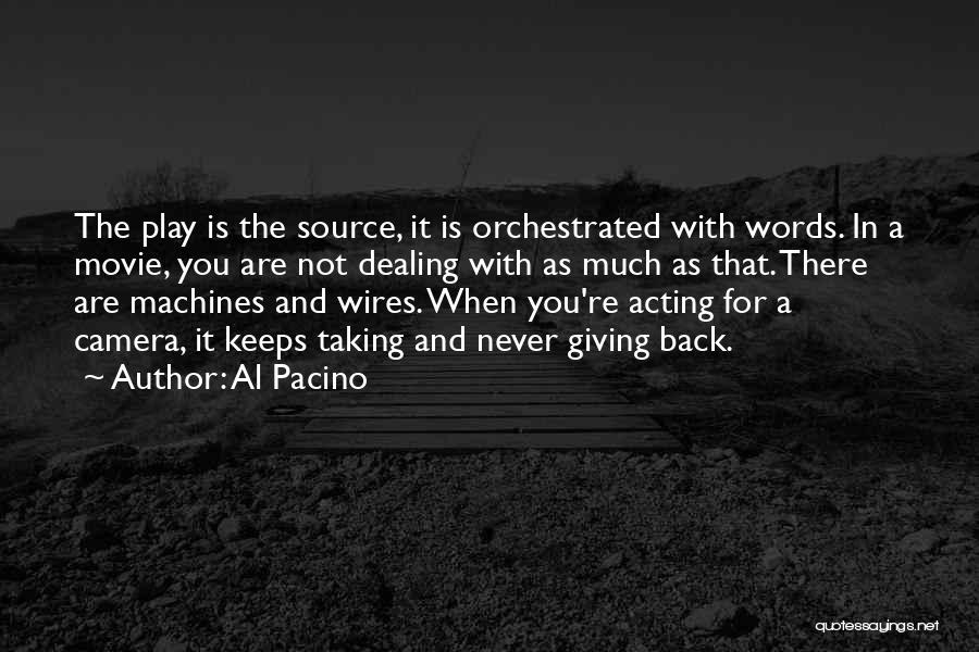 Not Giving In Quotes By Al Pacino