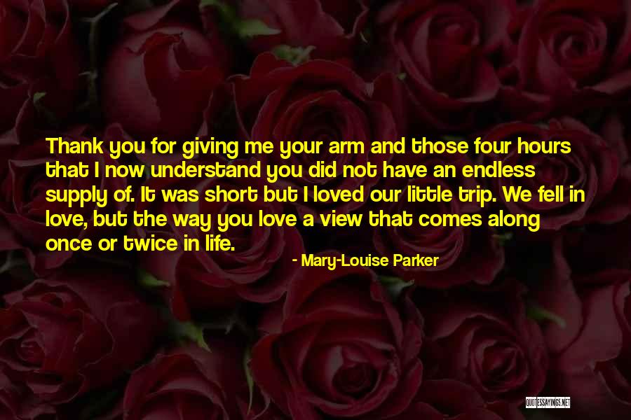 Not Giving In Quotes By Mary-Louise Parker