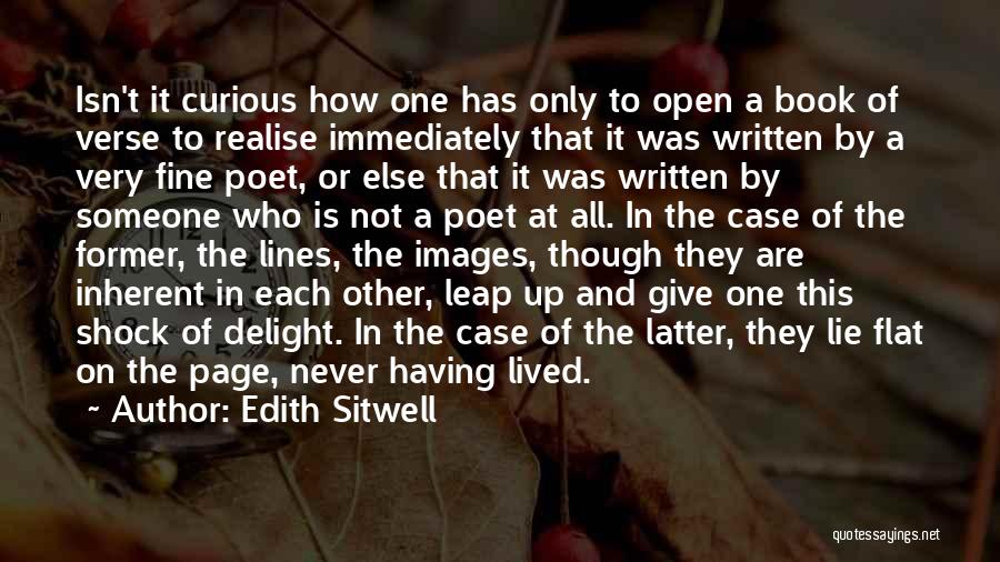 Not Giving In To Someone Quotes By Edith Sitwell