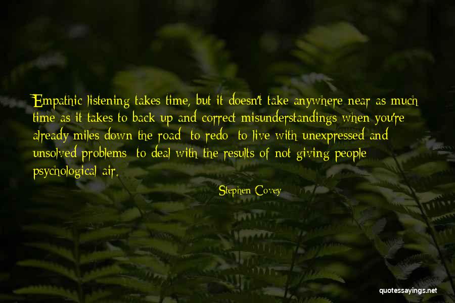 Not Giving Time Quotes By Stephen Covey