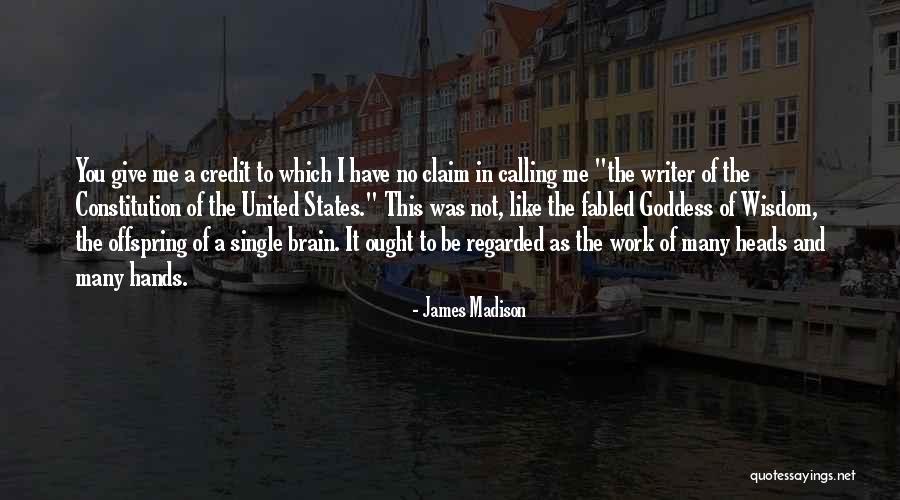 Not Giving Up At Work Quotes By James Madison Not Giving Up At Work Quotes By James Madison