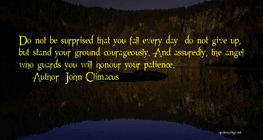 Not Giving Up Christian Quotes By John Climacus