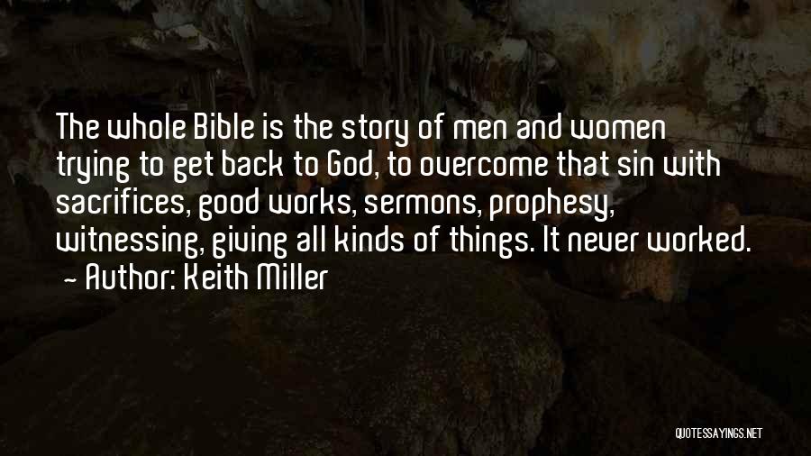 Not Giving Up From The Bible Quotes By Keith Miller