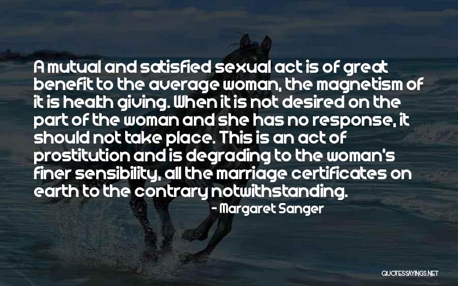 Not Giving Up On Marriage Quotes By Margaret Sanger