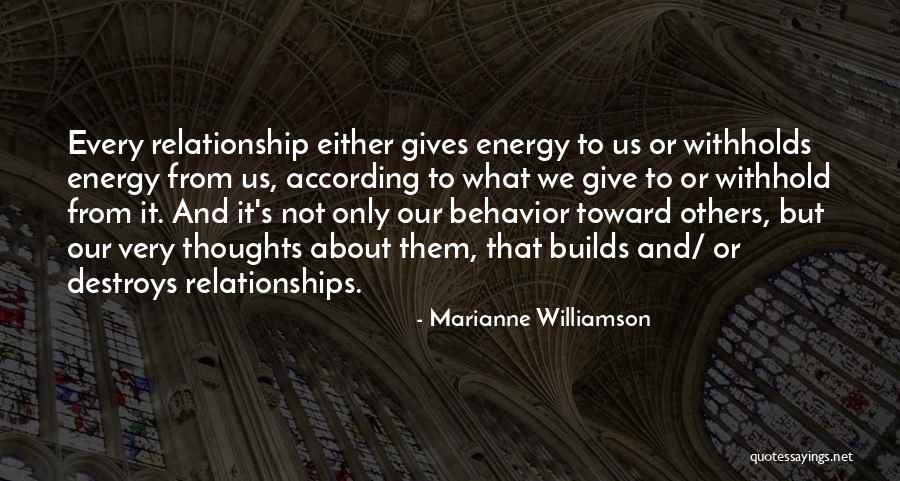 Not Giving Up On Relationships Quotes By Marianne Williamson