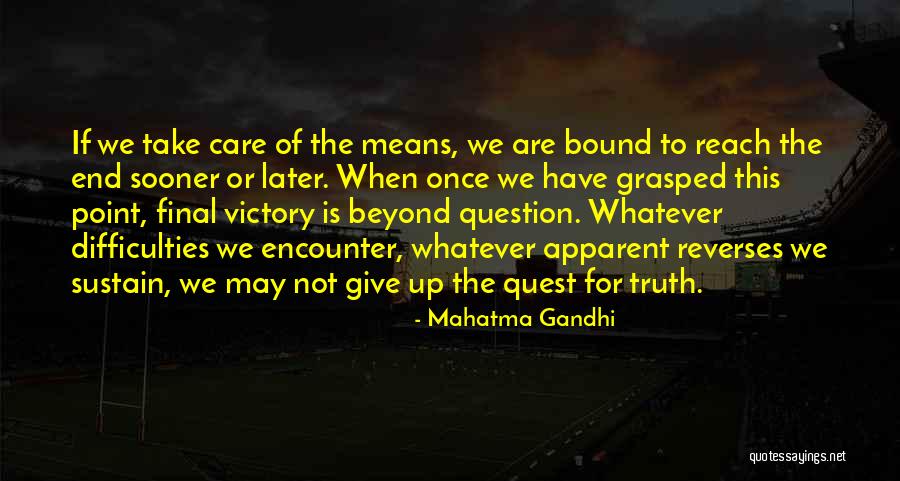 Not Giving Up Quotes By Mahatma Gandhi