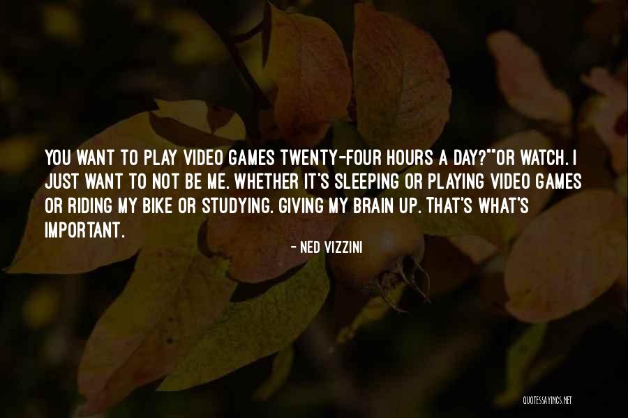 Not Giving Up Quotes By Ned Vizzini