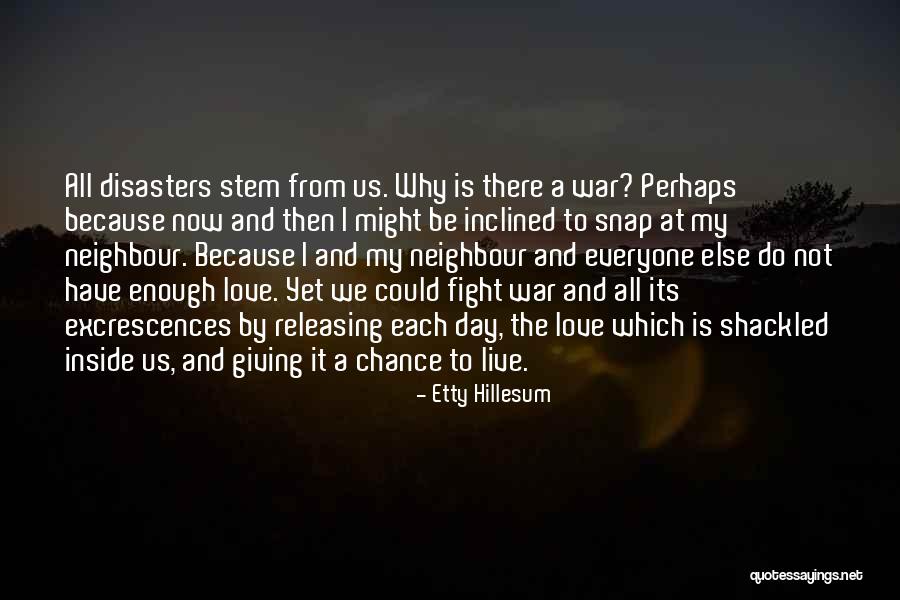 Not Giving Up The Fight Quotes By Etty Hillesum