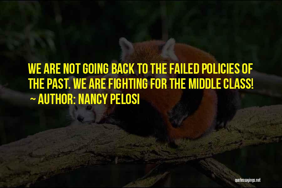 Not Going Back Quotes By Nancy Pelosi