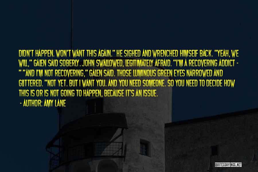 Not Going Back To Someone Quotes By Amy Lane