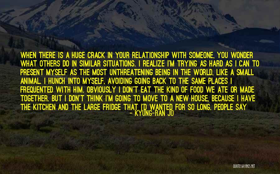 Not Going Back To Someone Quotes By Kyung-ran Jo Not Going Back To Someone Quotes By Kyung-ran Jo