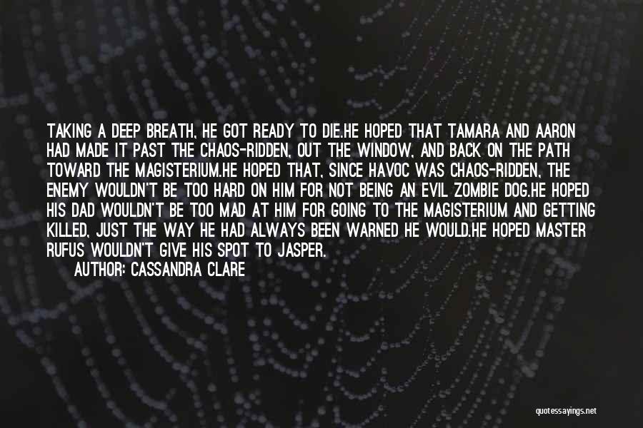 Not Going Back To The Past Quotes By Cassandra Clare