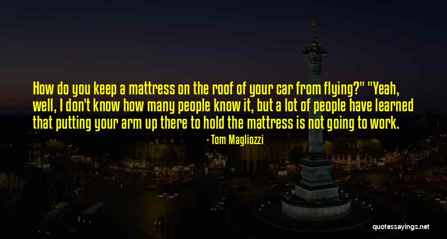 Not Going To Work Quotes By Tom Magliozzi