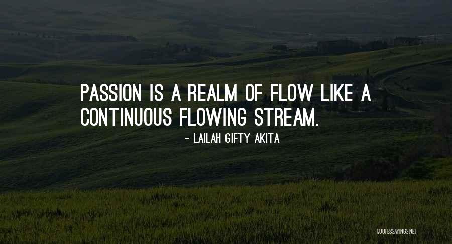 Not Going With The Flow Quotes By Lailah Gifty Akita