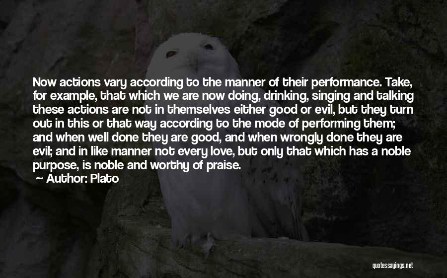 Not Good In Singing Quotes By Plato