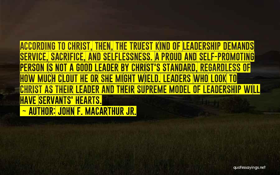 Not Good Leadership Quotes By John F. MacArthur Jr.