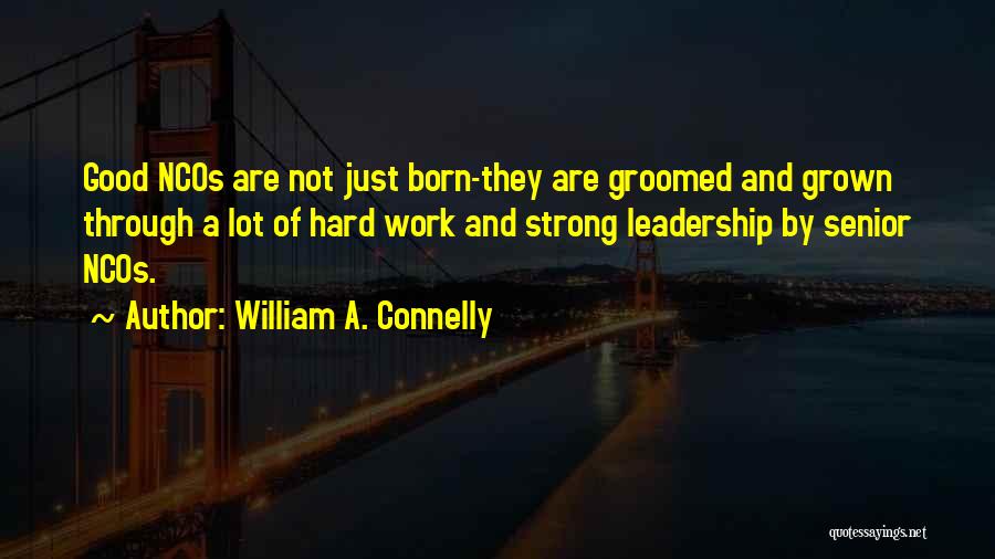 Not Good Leadership Quotes By William A. Connelly