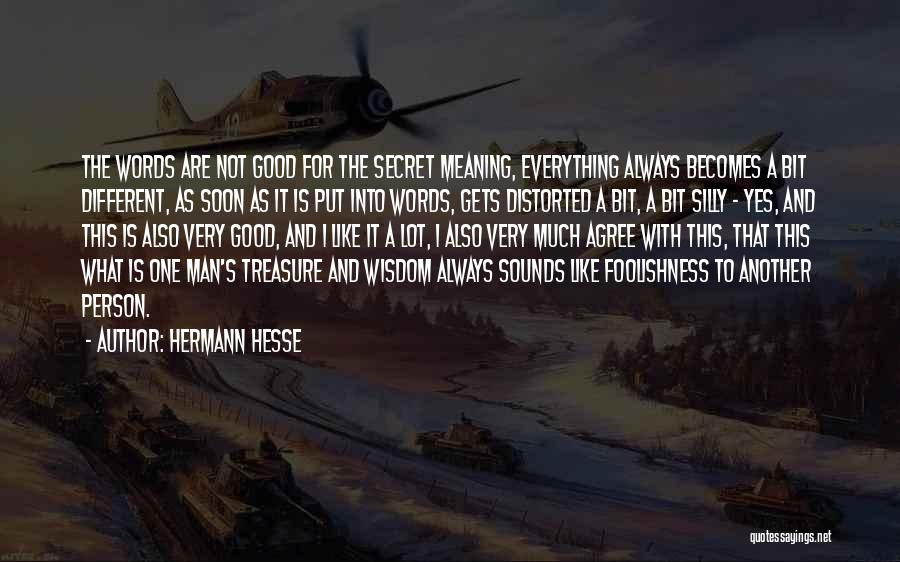 Not Good With Words Quotes By Hermann Hesse