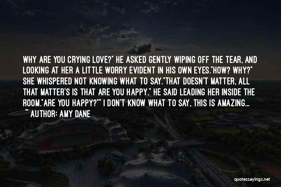 Not Happy In Love Quotes By Amy Dane