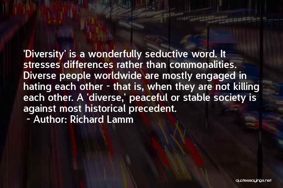 Not Hating Quotes By Richard Lamm