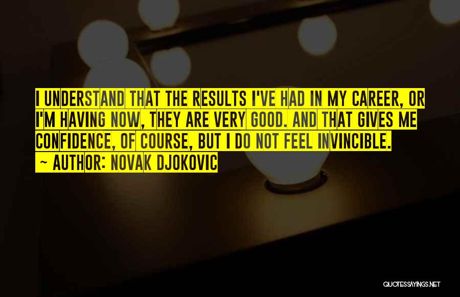 Not Having Confidence Quotes By Novak Djokovic