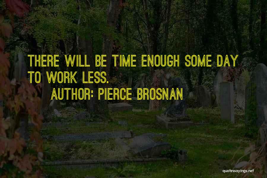 Not Having Enough Time In The Day Quotes By Pierce Brosnan