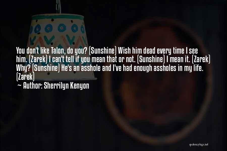 Not Having Enough Time With Someone Quotes By Sherrilyn Kenyon