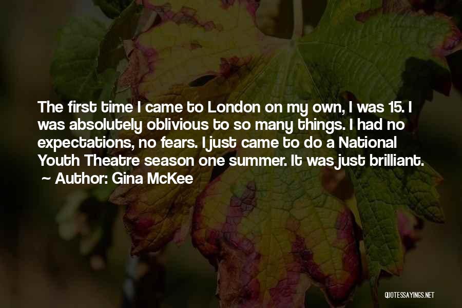 Not Having Expectations Quotes By Gina McKee