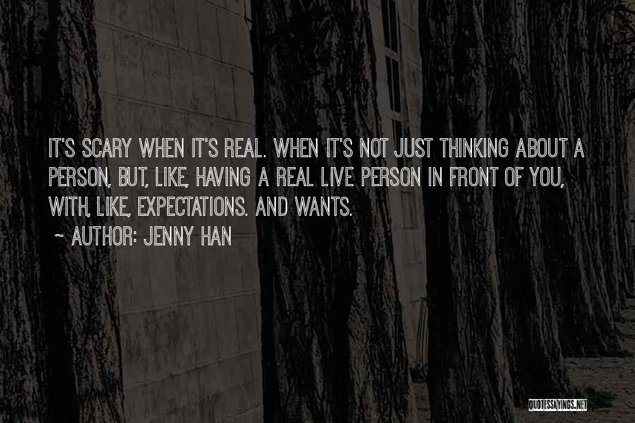 Not Having Expectations Quotes By Jenny Han