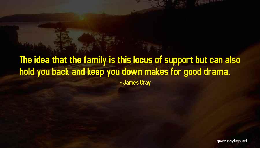 Not Having Family Support Quotes By James Gray