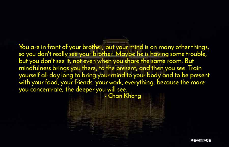 Not Having Many Friends Quotes By Chan Khong Not Having Many Friends Quotes By Chan Khong