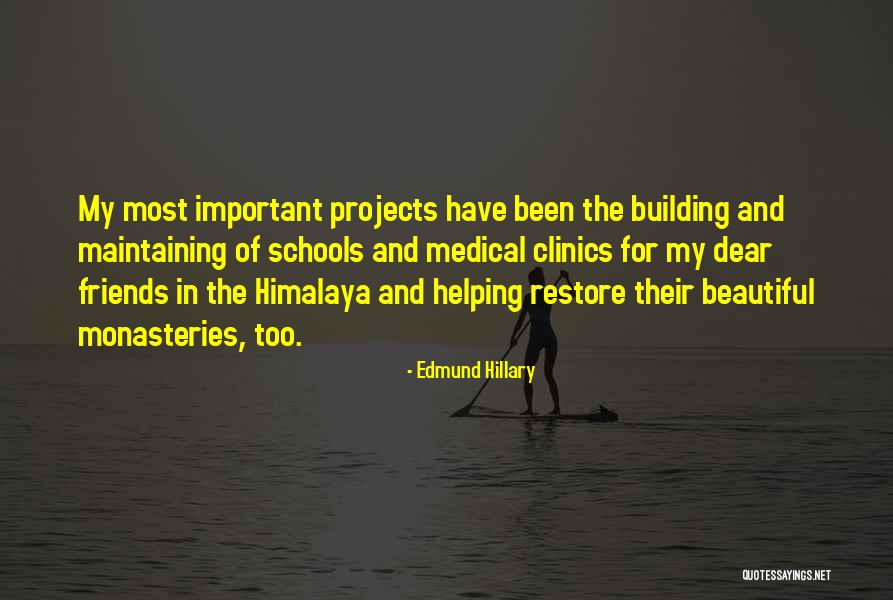 Not Helping Friends Quotes By Edmund Hillary Not Helping Friends Quotes By Edmund Hillary