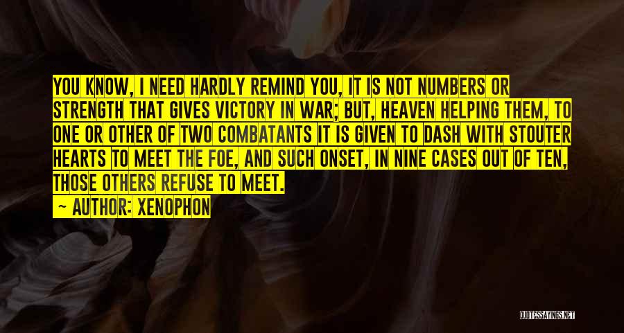 Not Helping Others Quotes By Xenophon