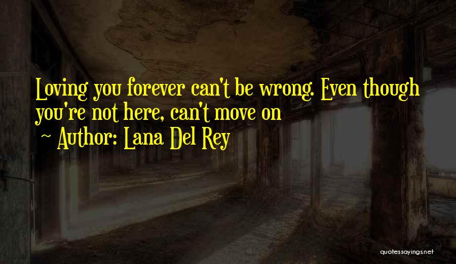 Not Here Forever Quotes By Lana Del Rey