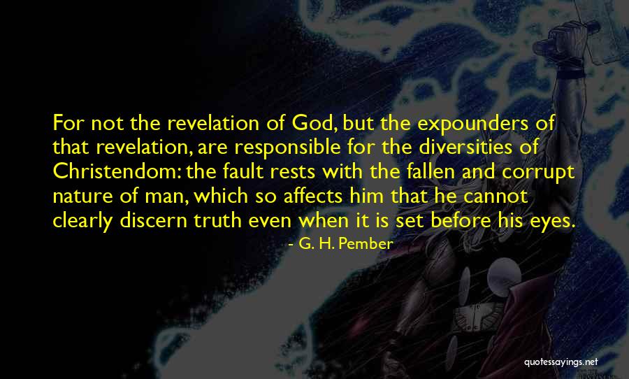 Not His Fault Quotes By G. H. Pember Not His Fault Quotes By G. H. Pember