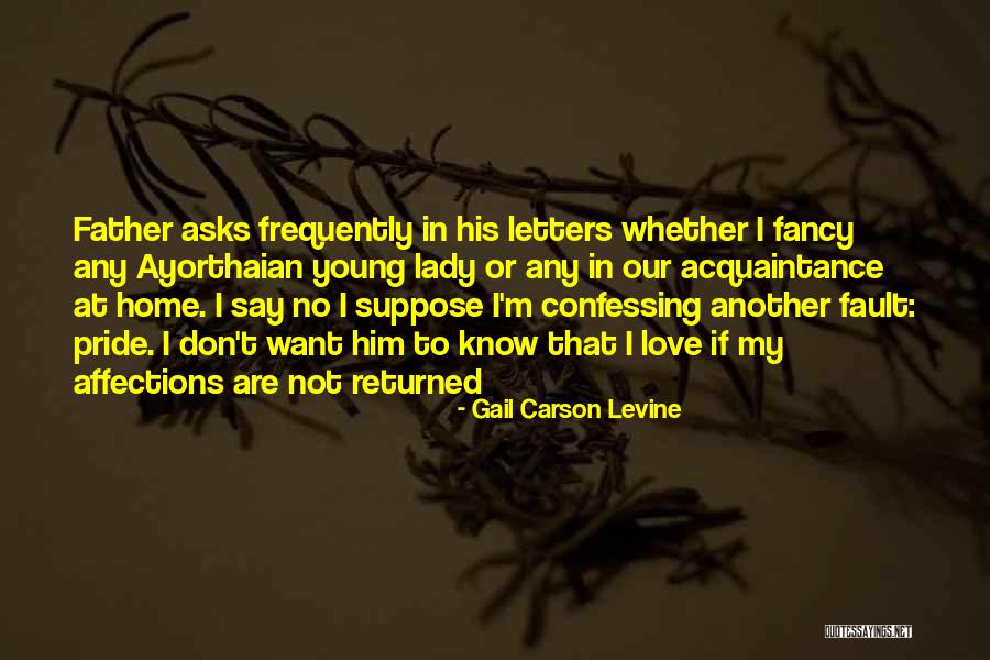 Not His Fault Quotes By Gail Carson Levine