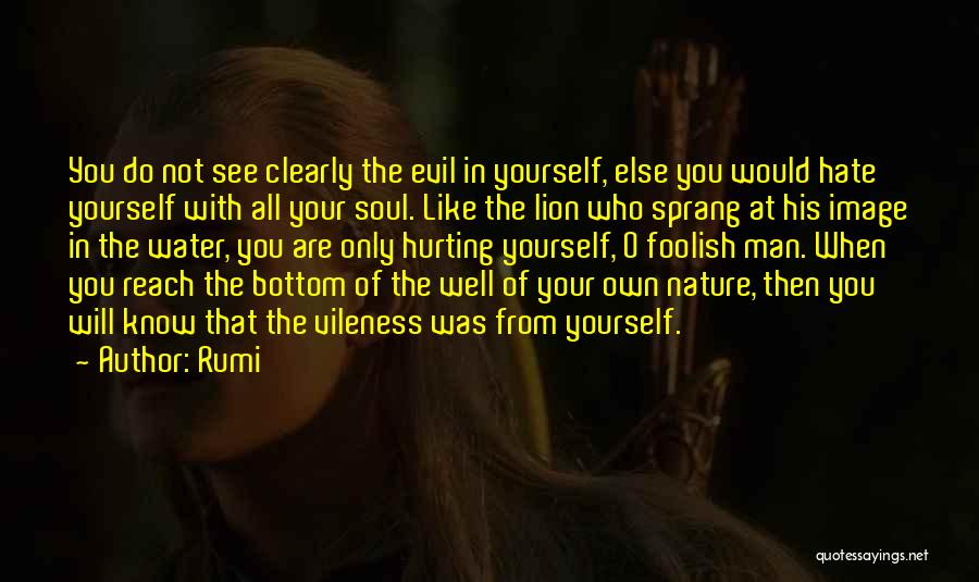 Not Hurting Yourself Quotes By Rumi