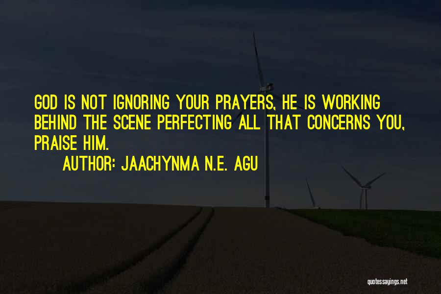 Not Ignoring You Quotes By Jaachynma N.E. Agu